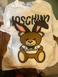 MOSCHINO PLAYBOY兔耳熊長T