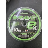 ASUKA BRAVO X8 BRAIDED LINE GREEN COLOUR fishing line braided
