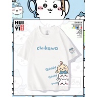 CODChiikawa Collaboration Short-Sleeve T-Shirt – Usagi & Hachiware Anime Merch  Loose-Fit Pure Cotto