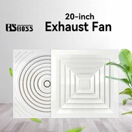 BSBOSS Ceiling Type Exhaust Fan PVC For Bedroom, Living Room & Toilet (20")