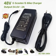 54.6v 2A lithium battery charger 54,6v2a electric bike charger for 13s 48V Li-ion  charger high quality