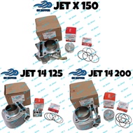 SYM JET 12 125 200 X 150 Original Block Piston Ring Full Set