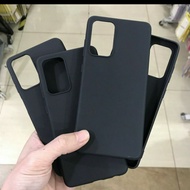 samsung a32/a52/a72 2021 premium black matte soft case 1.5 mm - samsung a52