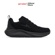 Ando Official Sepatu Sneakers Neo 99 Pria Dewasa - Hitam/Hitam