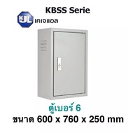 KJL ตู้ไฟ KBSS 6 ขนาด 60x76x25 cm Super Win ตู้เหล็ก IP20 ตู้คอนโทรล ตู้ไฟสวิตซ์บอร์ด ตู้ไซด์มาตรฐาน