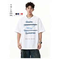 Enjoy The Moment Quote Printed T Shirt Ready Stock Graphic Tee 100% Cotton Oversized Streetwear Top