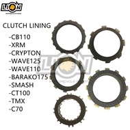 LION Motorcycle Parts Clutch Lining 1Set