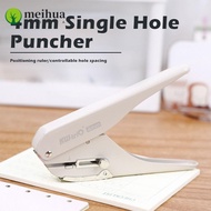 MEIHUA Single Hole Puncher, 4mm DIY Craft Hole Punch|Durable Single Hole Labor-saving Loose-leaf Bin