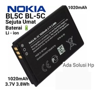 Baterai Nokia BL5C Lion Batu batre batrai hp jadul 1100 1200 2710 6600 3100 5030 1680 2610 bt bl 5c