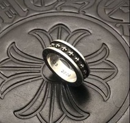 Chrome Hearts 十字花戒指 簡約銀色 男女同款