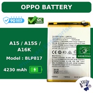 Oppo Battery Compatible for Oppo A15 / A15S / A16K Battery BLP817