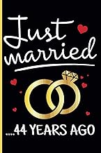 44th Wedding Anniversary Notebook: Funny 44th Wedding Anniversary Journal for Couples Married 44 Yea