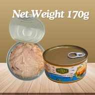 Royal Arm Tuna / Light Tuna Meat / Tuna In Can / Halal / Food / Ready To Eat / Weight 170g /Seafood