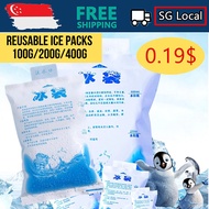 Local Delivery - Ice Pack Reusable Gel for Cooler Box/ Multiple Size Ice Sports Injury/ For Food Fresh Ice Pack