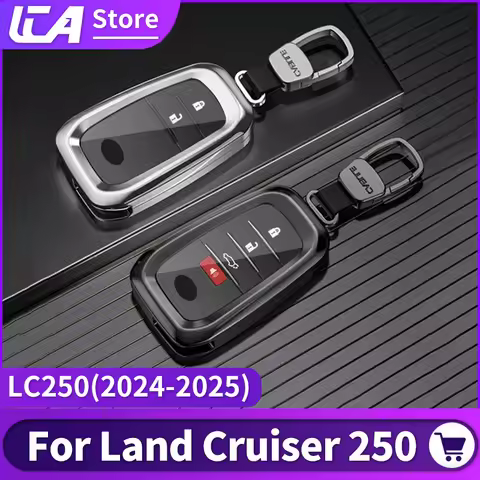 For Toyota Land Cruiser 250 2024 2025 Prado LC250 1958 First Edition FJ250 Metal Key Shell Leather C