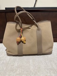Hermes Garden Party canvas 36 大象灰