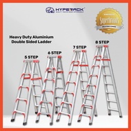 HYPERACK TM️ Ladder Heavy Duty Double Sided Foldable Aluminium Ladder Tangga Lipat Heavy Duty Tangga Aluminium 楼梯 折叠