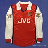Retro Football Shirt 1998-1999 Arsenal Home Long Sleeve Jersey