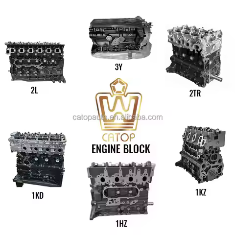 For Hiace Engine Hilux V8 Engine 3Y 4Y 2TR 1HZ 1KD 2KD 2L 3L 5L 5LE 22R 22RE 1KZ Engine Block