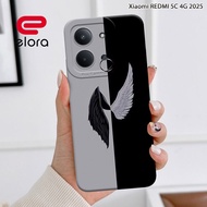 Xiaomi Redmi 15c 4G Case - Elloraa.id - Latest Redmi 15c 4G Case - Black and White Case Motif - Mobi