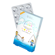 WHC UnoCardio®CHEWY 小超人 兒童咀嚼啫喱魚油30粒 | 幫助免疫力 | 眼腦發育 (最佳使用期2027-12-31)