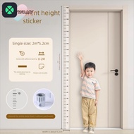 1F Height Measurement Sticker, 2M Height Self-adhesive Child Growth Chart,  Removable Transparent Wa