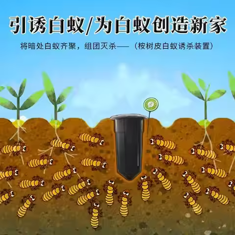 Outdoor Termite Bait Box Termite Killer Trapper White Ant Attracting Box Termites Bait Box Station G
