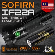 SOFIRN IF22A - 2100 LUMEN (697 Meter Throw) Flashlight Full Set with Battery - Malaysia Ready Stock 