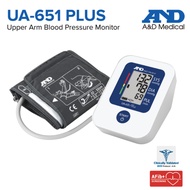 A&D Medical Upper Arm Blood Pressure Monitor UA-651 Plus