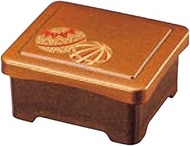 J-kitchens Small (Mini) Elephant Foot, Bowl Weight, Marinai, Vermilion, 5.6 x 4.9 x 2.8 inches (14.2