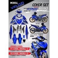 YAMAHA Y15 Y15ZR V1 V2 MX KING DPBMC COVERSET BODYSET SIAP TANAM VELOZI COVER SET