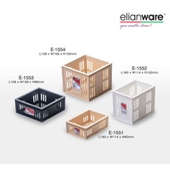 Elianware E-1551/E-1552/E-1553/E-1554 Stackable Multipurpose Basket Kitchen Office Drawer Organizer 