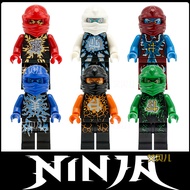 Ninjago Flying Spinjitzu Building Block Toy Season One Element Exclusive Symbols Lloyd Kai Zane Jay 