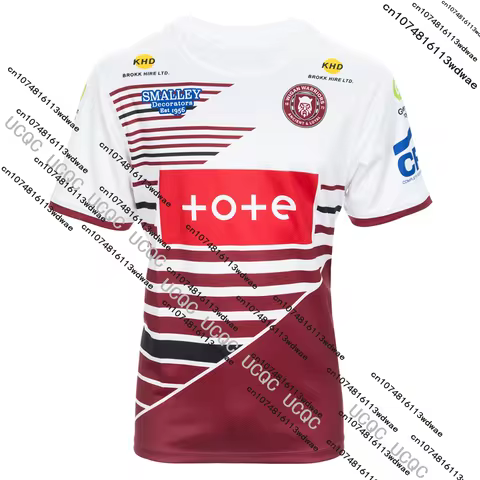 2026 England New Wigan Warriors Rugby Sports Jersey UK Mens British Rugby Casual Quick drying Traini