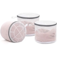 Muchfun 3Pcs Bra Wash Bags, Honeycomb Mesh Laundry Bags for Delicates, Lingerie, Intimates and Under