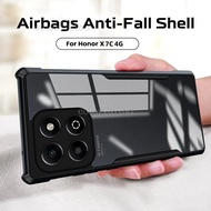 Honor X8C 4G Acrylic Clear Casing For Honor X8C X7C X 7C X5B Plus X5BPlus HonorX8C Soft TPU Bumper S