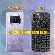 Crocodile Skin Back Cover Sticker Iphone 15 16 17 Pro Max Plus 16e 17e Air