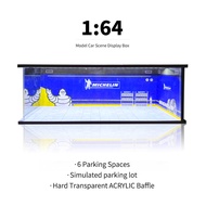 MINI GT parking lot model 1/64 dustproof design Parking lot diorama model parking lot can be connect