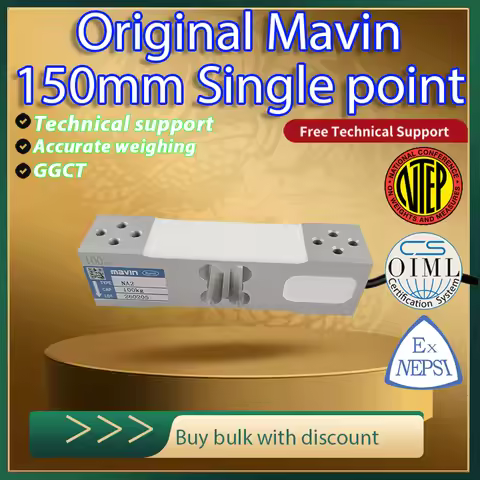 Original MAVIN ZZPH2 High Accuracy Weighing Sensor 2.0mV/V Aluminum Parallel Beam Load Cell for Elec