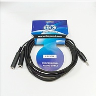 LK Electronics Audio Jack Cable Audio Cabel Y013 Feet 3 Meters