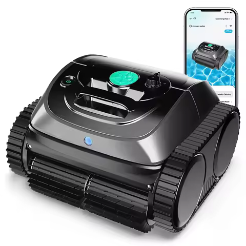 Cordless Robot Swimming Pool Vacuum Cleaner WYBOT C1 OS800 APP Control Ultra Stronger Suction 4600mA
