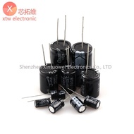 400V 4.7UF 22UF 47UF 100UF Aluminum Electrolytic Capacitor Element 400V Radial Capacitor In-line DIP