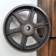 8 INCH IRON TROLLEY WHEELS WHEEL ONLY WHEELS