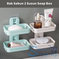 Soap Rack 2-tier Soap Box/Soap Holder 2-tier