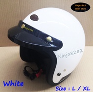 Helmet Magnum M8 - White ( L / XL ) SGV MS88 KHI XDOT MHR LASER BKP LTD INDEX BELL BOGO