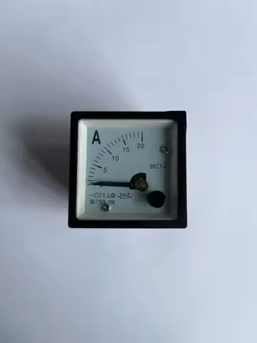 99C1 DC1A2A3A5A10A20A30A50A75A100A Analog Panel ammeter pointer type current meter 48*48mm