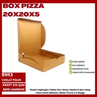 Pizza Box Pizza Box Brownies Box Dimsum B9K3-20X20X5-No Laminated