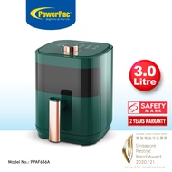 PowerPac Air Fryer 3.0L with Large Window Mini Air Fryer Air Fryer for Reheating (PPAF636A)