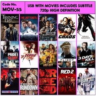 Usb With Movies Action Includes Subtitle MOV-55