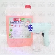 X3 Mini Wireless Nano Mist Spray Gun Atomizer + 5L Nano Mist Disinfection